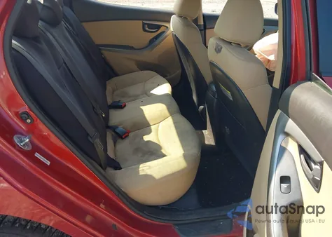 2012 Hyundai Elantra Gls (Ulsan Plant) from USA, damaged, VIN KMHDH4AE7CU329931